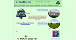 Desktop Screenshot of challock.org.uk
